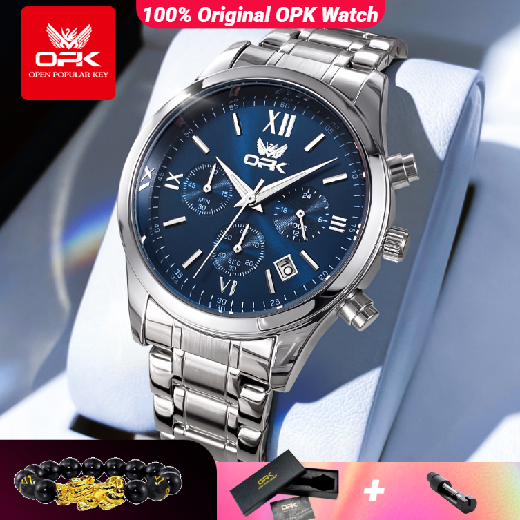 Luxury Zone - OPK 6052 Mens Watch Automatic Date