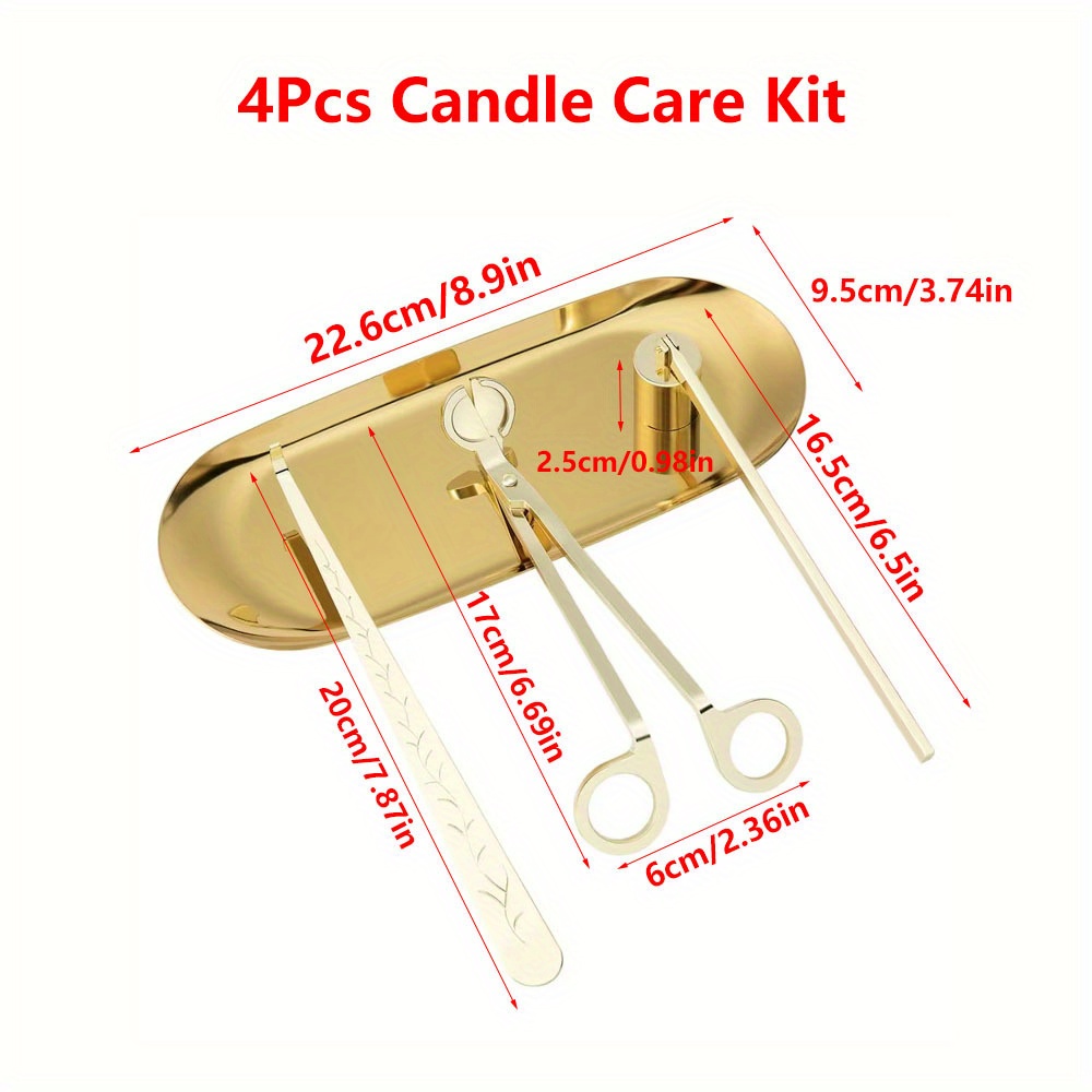4pcs/set Luxury Candle Care Ki - Luxury Lifestyle Items incelemesi ve fiyatı