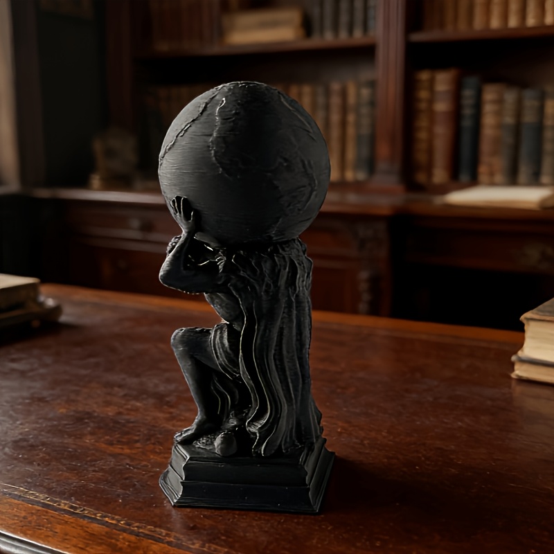 Dark Skeleton Atlas Sculpture  - Luxury Lifestyle Items incelemesi ve fiyatı