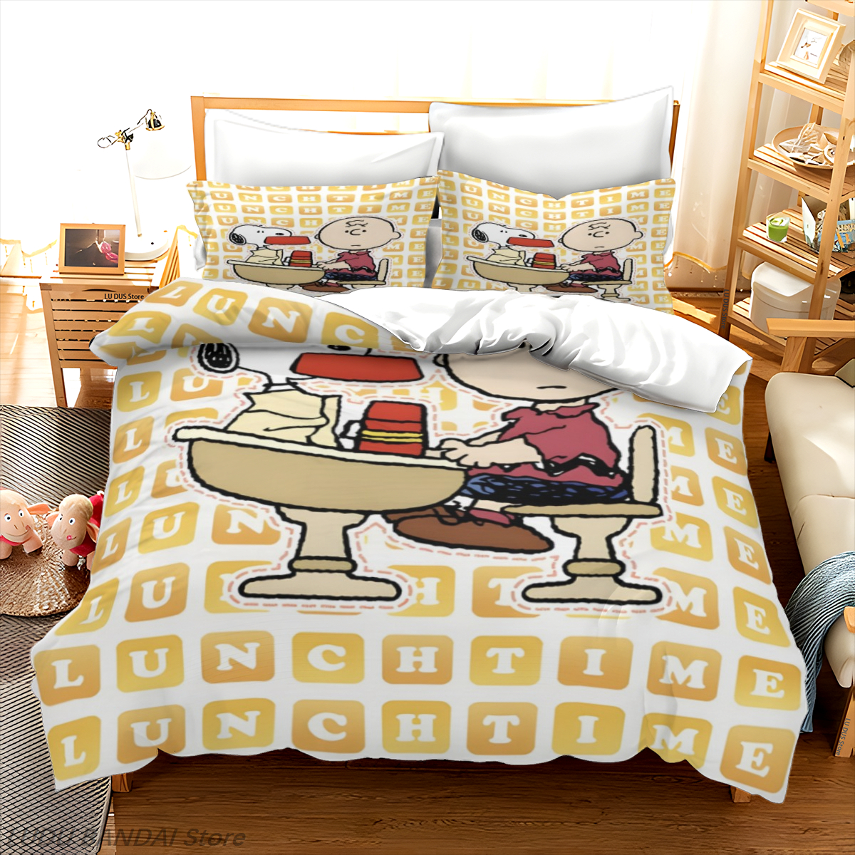 Snoopy Duvet Cover Set Snoopy  - Luxury Lifestyle Items incelemesi ve fiyatı