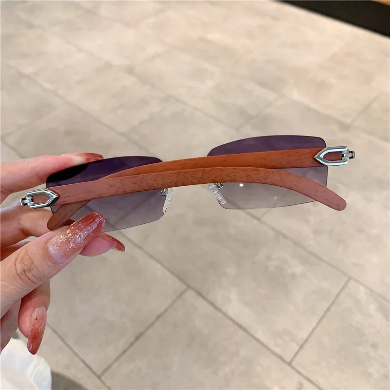 Small Rimless Sunglasses Men W - Luxury Zone incelemesi ve fiyatı