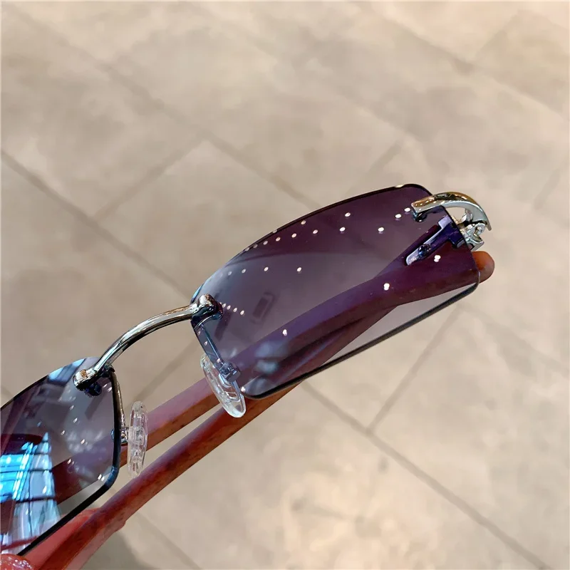 Small Rimless Sunglasses Men W - Luxury Zone incelemesi ve fiyatı