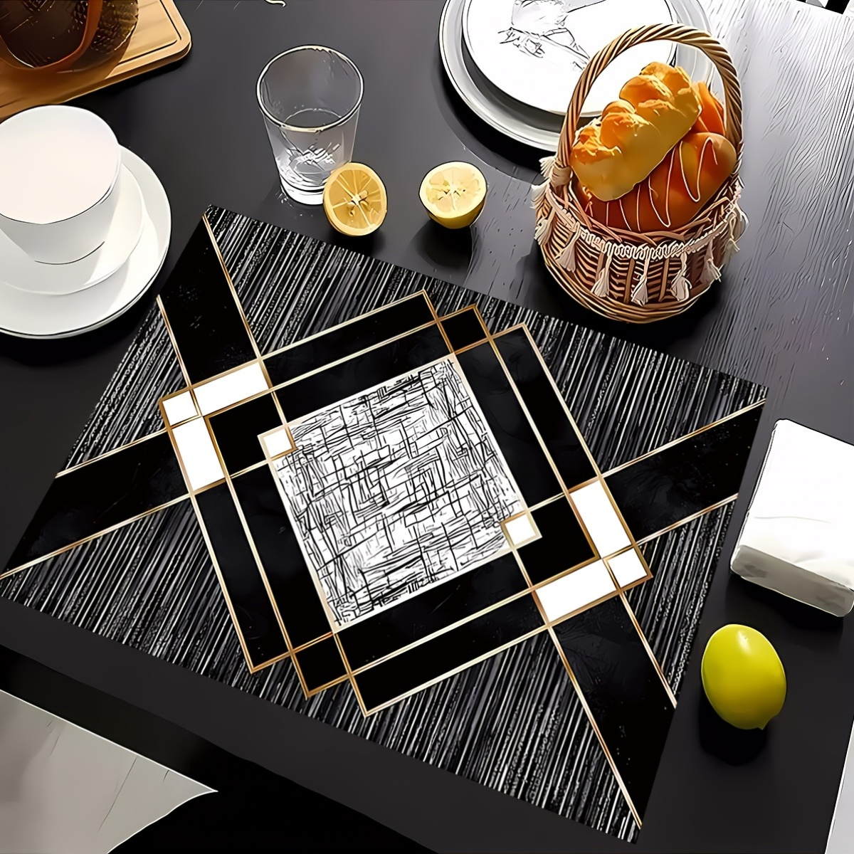 VIKAMA 4-Piece Luxury Geometri - Luxury Lifestyle Items incelemesi ve fiyatı